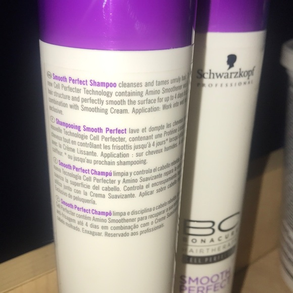 SCHWARZKOPF smooth perfect shampoo( 2) 8.5 oz - Picture 2 of 3